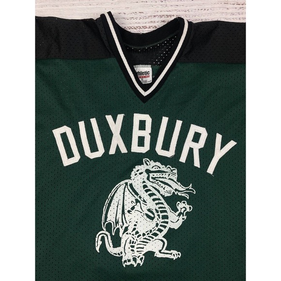 Vintage Duxbury Dragons Hockey‎ Jersey Duxbury, MA High School Hockey 80s Small - Picture 2 of 3